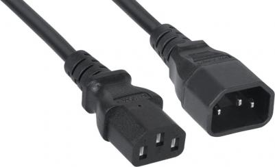 Кабель питания монитор-компьютер IEC 320 C13 - IEC 320 C14. 1.2м PC-189-VD
