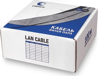 Кабель UTP-4P-Cat.6-SOLID-LSZH-GY-100