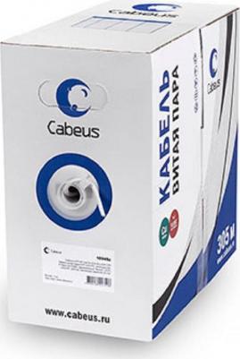 Кабель витая пара U/UTP 5e кат. 4 пары UTP-4P-Cat.5e-SOLID-LSLTx-GY, одножильный, нг(А)-LSLTx, серый – фото 1