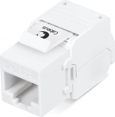KJ-RJ45-Cat.5e-180-Toolless Вставка Keystone Jack RJ-45, 180 градусов, категория 5e, без инструмента Toolless, белая