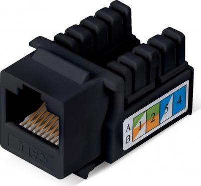 Коммутационный модуль Keystone Jack предназначен для установки в модульные патч-панели, в корпуса настенных розеток и для установки в модульные 4670107393136