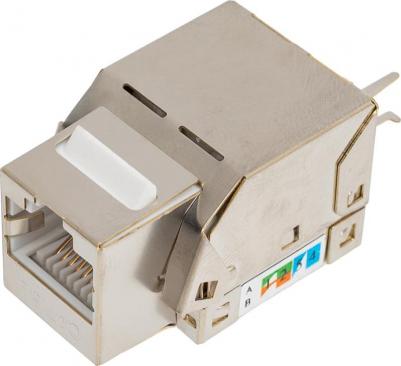 Коммутационный модуль Keystone Jack предназначен для установки в модульные патч-панели, в корпуса настенных розеток и для установки в модульные