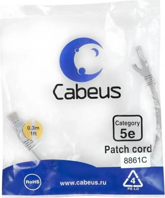 Неэкранированный патч-корд PC-UTP-RJ45-Cat.5e-0.3m-LSZH – фото 1