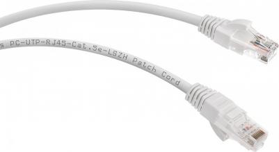 Неэкранированный патч-корд PC-UTP-RJ45-Cat.5e-0.3m-WH-LSZH