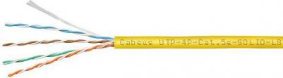 Одножильный кабель UTP-4P-Cat.5e-SOLID-LSZH-YL