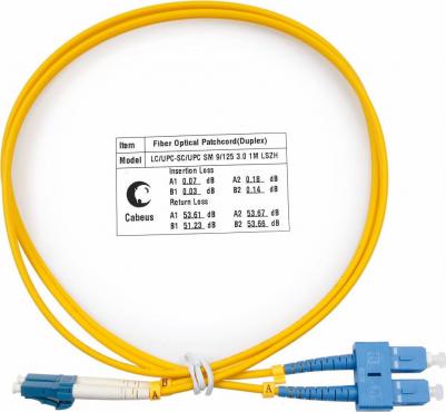 Оптический шнур FOP(d)-9-LC-SC-2m
