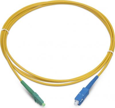 Оптический шнур simplex lc/apc-sc/upc 9/125 sm 1м lszh FOP(s)-9-LC/APC-SC/UPC-1m