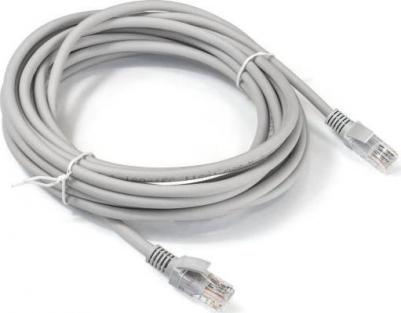 Патч-корд U/UTP, категория 5е, 2xRJ45/8p8c, неэкранированный, серый, LSZH, 10м [PC-UTP-RJ45-Cat.5e-10m-LSZH]