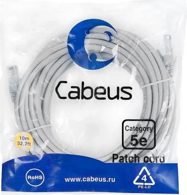 Патч-корд U/UTP, категория 5е, 2xRJ45/8p8c, неэкранированный, серый, LSZH, 10м [PC-UTP-RJ45-Cat.5e-10m-LSZH] – фото 3