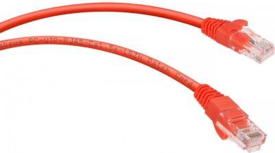 Патч-корд U/UTP PC-UTP-RJ45-Cat.5e-1.5m-RD-LSZH категория 5е, 2xRJ45/8p8c, неэкранированный, красный, LSZH, 1.5м