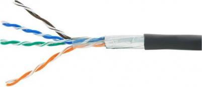 FPC-5051E-4-CU Кабель (RU) FTP indoor 4x2x0.51, медный, кат.5e, однож., 305м, box, серый