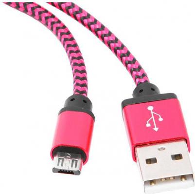 Кабель " CC-mUSB2pe" USB2,0 USB A-microB, фиолетовый (1,0м) – фото 4