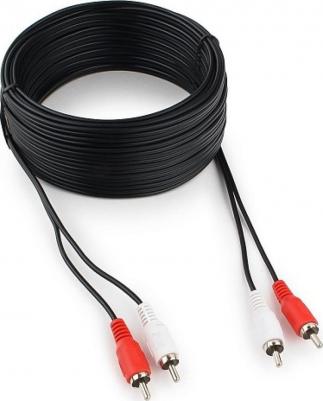 Кабель CCA-2R2R-15M 2RCA - 2RCA 15 Black – фото 3