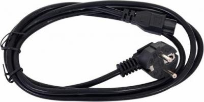 Кабель питания для ноутбуков PC-186-ML12, 3 м, Schuko-C51, 10А, черный