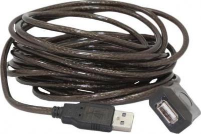 Кабель удлинитель USB 2.0 активный, AM/AF, 15м, UAE-01-15M – фото 2