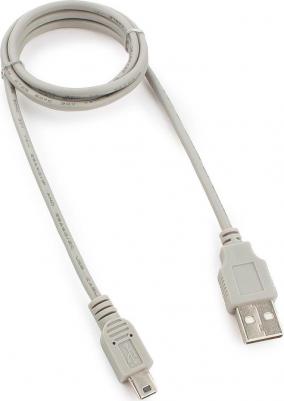 Кабель USB2.0 CC-USB2-AM5P-3-N, AM/MiniUSB, медь, экран, Pro, 0.9м серый