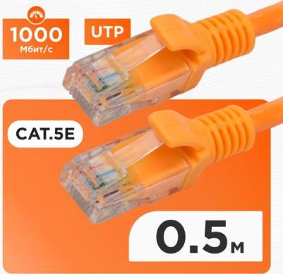 Литой многожильный патч-корд UTP PP12-0.5M/O