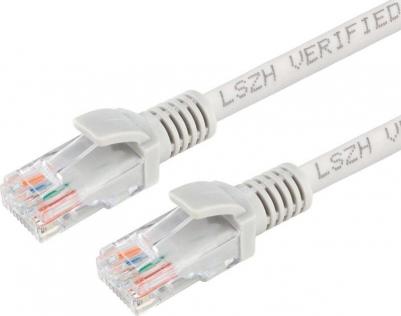 Патч-корд LSZH UTP PP31-1M кат.5e, 1м, литой, многожильный (серый)