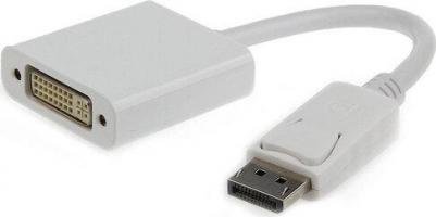 Переходник DisplayPort - DVI A-DPM-DVIF-002-W, 20M/19F, белый, пакет