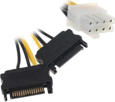 Разветвитель питания CC-PSU-83, 2xSATA->PCI-Express 8pin – фото 8