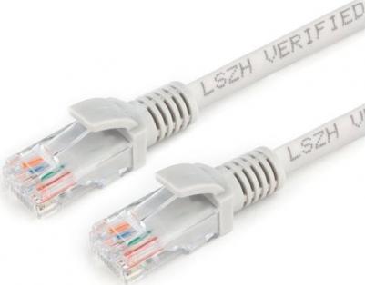 Сетевой кабель UTP LSZH cat.5e 20m Grey PP30-20M