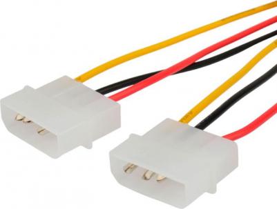 Шлейф 2xMolex(M)-PCI-E 6-pin(M), 15 см, прямой (CC-PSU-63-15CM) – фото 1