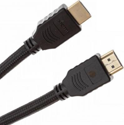 Кабель аудио-видео CS-HDMI.2-5, HDMI (m) - HDMI (m), ver 2.0, 5м, GOLD, черный – фото 1