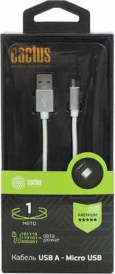Кабель CS-USB.A.USB.MICRO-1, micro USB (m) - USB Type-C (m), 1м, MFI, белый