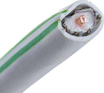 Кабель коаксиальный SAT 703 B, Cu/Al/CuSn, 75%, 75Ом, 100м, INDOOR, белый, цена за 1 бухта – фото 8