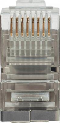 Коннектор RJ-45 8P8C категория 5e, 100 шт., 3 зубца, (DR-3004)
