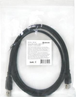 Кабель USB A-USB A, M-F 1,8м Black (USB02-06) – фото 11
