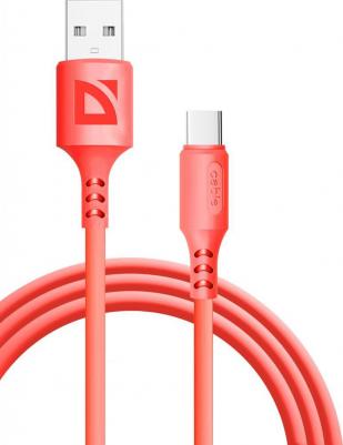 Кабель USB - Type-C F207 TypeC 1 м красный