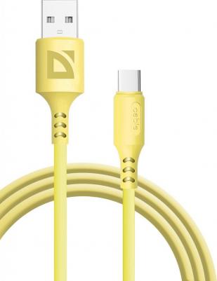 Кабель USB - Type-C F207 TypeC 1 м желтый