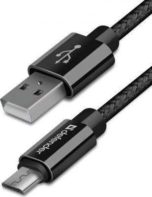 Кабель USB08-03T PRO USB (AM) - microUSB (B), 2.1A output, в оплетке, 1 м, черный – фото 14