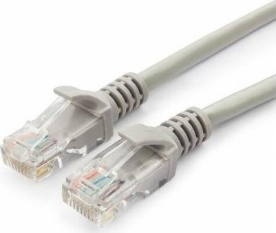 Патч-корд PP12-10M/Y литой, UTP, cat.5E, 10м, 4 пары, 26AWG, алюминий омедненный, 1 шт, желтый – фото 3