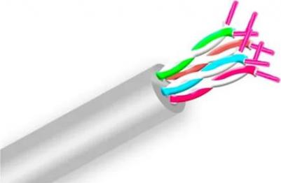 Кабель сетевой UTP cat 5e 4х2х0.52 мм 25 м – фото 1