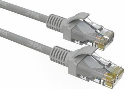 PC-0.5F-A Патч корд SIMPLE F/UTP экранированный 0,5 м, категория 5e, серый, цена за 1 шт