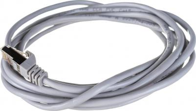 PC-3F-A Патч корд SIMPLE F/UTP экранированный 3 м, категория 5e, серый, цена за 1 шт – фото 2