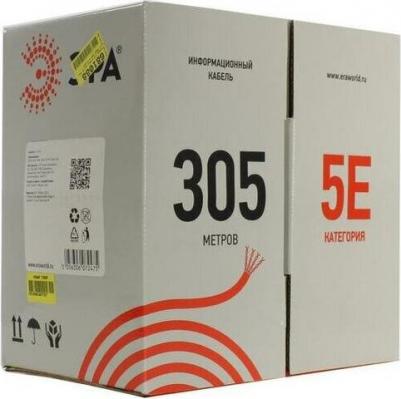 U-2-PVC Кабель витая пара U/UTP 2x2x24 AWG Cat5e CU PVC 305м, цена за 1 шт – фото 1