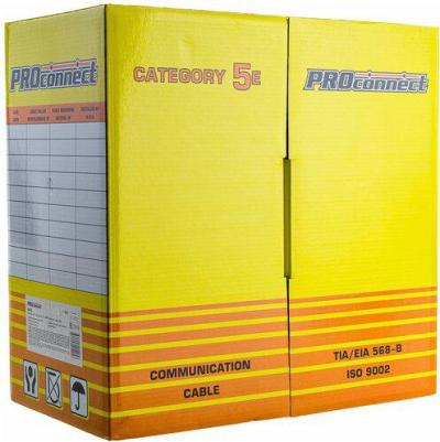 U-4-PVC Кабель витая пара U/UTP 4x2x24 AWG Cat5e CU PVC 305м, цена за 1 шт