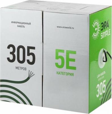 UL-4-PVC Кабель витая пара SIMPLE U/UTP 4x2x24AWG Cat5e CU PVC 305м, цена за 1 шт