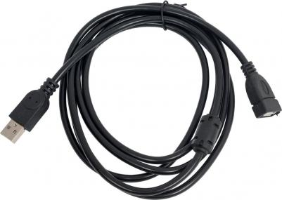 Аксессуар USB АМ -USB AF 2m Black ELX-EC01P-USB