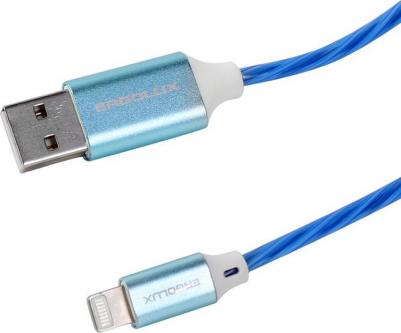 Аксессуар USB - Lightning 3А 1.2m Blue ELX-CDC03-C06 – фото 1