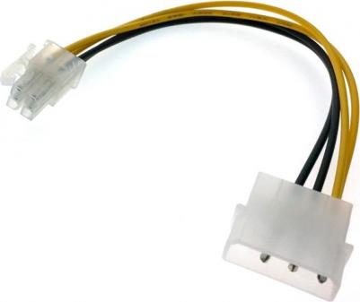Кабель Molex 4pin - 4pin CPU 20cm
