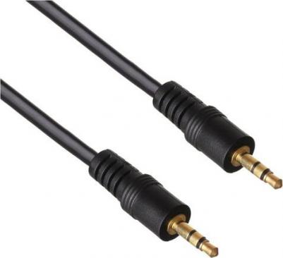 Аудио кабель штекер-штекер 3,5 мм, позолоченные разъёмы - 5 метров – фото 2