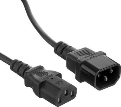 EP280634RUS Кабель монитор - компьютер Power EC-10P VDE-250V-3*1.0mm2, медь, черный, 10м – фото 2