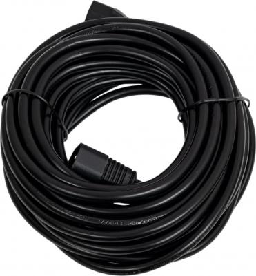 EP280634RUS Кабель монитор - компьютер Power EC-10P VDE-250V-3*1.0mm2, медь, черный, 10м – фото 4