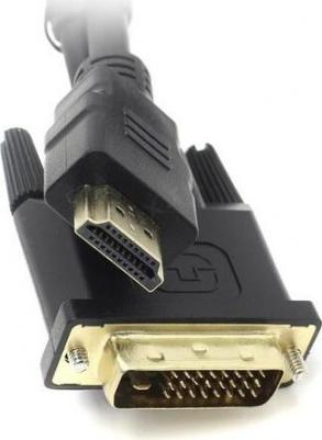 EX284907RUS Кабель HDMI-DVI EX-CC-HDMIM-DVIM-3.0 19M 25M, dual link, 3м, 2 фильтра, позолоченные контакты – фото 1