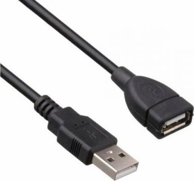 EX294762RUS Удлинитель USB 2.0 EX-CCF-USB2-AMAF-2.0F Am Af, позолоченные контакты, ферритовые кольца, 2м – фото 1