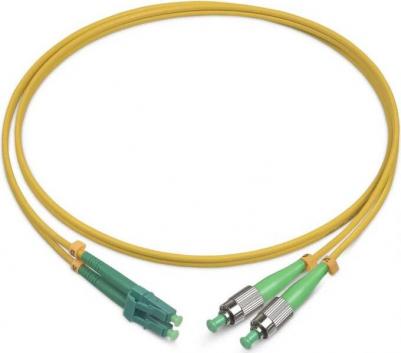 EX295150RUS Патч-корд волоконно-оптический FC-D-9-LC APC-LC APC-10M-LSZH Шнур ВО SM 9 125 OS2 G.652.D, LC APC-LC APC, Duplex, LSZH, 10м – фото 2